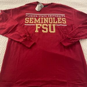 Florida State long sleeve T-shirt. Men’s Large. Majestic NWT